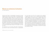 Hacia un entorno inclusivo · 2016-03-25 · 134 Movilización social para CEIBAL Hacia un entorno inclusivo por Andrea Mangiatordi Cuando recibí desde mi Universidad la propuesta
