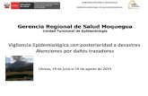Gerencia Regional de Salud Moquegua GOBIERNO REGIONAL MOQUEGUA GERENCIA REGIONAL DE SALUD MOQUEGUA Vigilancia