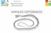 ANIMALES VERTEBRADOS - Gobierno de Canarias€¦ · LOS ANIMALES VERTEBRADOS SON... - Los que tienen columna vertebral y el cuerpo formado por cabeza, tronco y extremidades. - Los