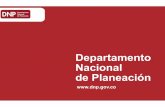 Departamento Nacional de Planeación · 2018-05-10 · servicios ecosistémicos y sus vínculos con el bienestar humano Plan Nacional de Desarrollo 2014-2018 “Todos por un Nuevo