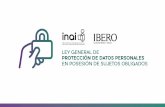 Presentación de PowerPoint - INAIinicio.inai.org.mx/CalendarioCapacitacion/LGPDPPSO 2018.pdf · “Toda persona tiene derecho a la protección de sus datos personales, al acceso,