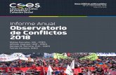 Informe Anual Observatorio de Conflictos 2018...2018/11/06  · Protestas socio-ambientales en Chile..... 38 Mathilde Allain, Pamela Gordillo. Evolución de los Conflictos de Género
