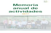 Memoria anual de actividadesfundacioniter.org/wp-content/uploads/2018/09/memoria-2017.pdf · Memoria anual de actividades 2017 “Somos personas ayudando a personas” Fundación