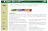 PaperCut-MF FactSheet - Spanish Version · como los específicos de muchos fabricantes, garantizando que usted no tenga restricciones en las características o en la funcionalidad.