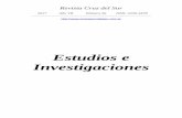 Estudios e Investigacionesrevistacruzdelsur.com.ar/Numeros_021-030/RHCZDS-02601... · 2020-03-02 · Revista Cruz de Sur, 2017, año VII, núm. 26 Págs. 13-61, ISSN: 2250-4478 Santiago