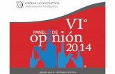 VI PANEL DE OPINIÓN 2014 - Cifras & Conceptoscifrasyconceptos.com/wp-content/uploads/2015/05/panel-de-opinion … · ¿Qué tanta confianza le generan las siguientes instituciones