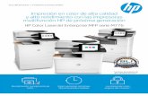 Impresión en color de alta calidad y alto rendimiento con las ... · Impresión en color de alta calidad y alto rendimiento con las impresoras multifunción HP de próxima generación