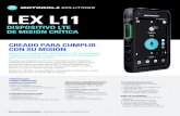 lex-l11-datasheet ESP 052419 · Flash LED de alta potencia Zoom digital Frontal de 8 MP Sensor de huellas digitales Sensor de proximidad con sensor de gestos Sensor de luz ambiente