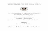 UNIVERSIDAD DE GRANADAhera.ugr.es/tesisugr/25952055.pdf · formas de organización territorial del Estado y la incidencia que ésta tiene en la autonomía local, así como el análisis