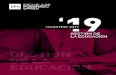 GESTIÓN DE LA EDUCACIÓN - UPAGU · 8:00 am a 1:00 pm. Educación y sociedad del conocimiento Planificación estratégica de la educación Gestión de la educación II Gestión del