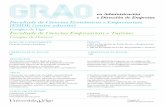 GRAOe Dirección de Empresasfcetou.uvigo.es/docs/estudos/Ficha_ADE.pdf · e mercadotecnia, xestión de operacións (produción e loxística). •Estudos e informes: elaboración de