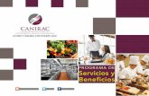 PROGRAMA DE Servicios y Beneficios - CANIRAC · 2015-09-24 · Gestión y representación, principales servicios de la CANIRAC • Como Cámara representamos los intereses de los