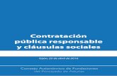 Contratación pública responsable y cláusulas socialesintranet.fundaciones.org/EPORTAL_DOCS/GENERAL/AEF/... · Para esto, es preciso conocer y abordar los conceptos de contratación