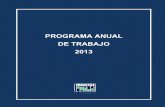 PROGRAMA ANUAL DE TRABAJO AÑO 2013€¦ · Programa Anual de Trabajo 2013 16 II.1 Planeación, Coordinación, Seguimiento y Evaluación del Sistema Nacional de Información Estadística