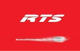 Actualización Tarifa 2016 - alealuz.com · Actualización Tarifa 2016 v.1 RTS Frinco Iluminación, S. L. V RTS Frinco Iluminación, S. L. Inscrita en el Registro Mercantil de Toledo