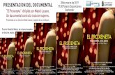 PRESENTACION DEL DOCUMENTAL 19:30 Palacio Exposiciones … · 2019-03-27 · “El Proxeneta” dirigido por Mabel Lozano. Un documental contra la trata de mujeres. PRESENTACION DEL