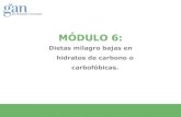 MÓDULO 6cursos.gan-bcn.com/cursosonline/admin/publics/upload/... · 2015-06-23 · 6.1 Situación actual sobrepeso-obesidad en la población española 6.2 Cómo identificar una dieta