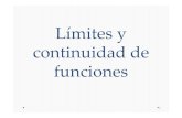 Límites y continuidad de funciones - IES Dionisio Aguadoiesdionisioaguado.org/matematicas/pdf/limitesde funciones.pdf · Límites en el infinito • El límite de una función f,