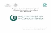 Programa de Doctorado Transdisciplinario en Desarrollo ...departamentos.cinvestav.mx/Portals...para los mexicanos. ¿Có i l i l d Cómo potenciar el potencial de innovación en el