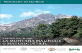 00 - Consejo Nacional de Áreas Naturales ProtegidasParque Nacional La Montaña Malinche o Matlalcuéyatl Escala Gráfica: Kilómetros Escala : 1:140,000 0 12 3 45 Tlaxcala Puebla