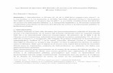 Los límites al ejercicio del derecho de acceso a la …marcelabasterra.com.ar/wp-content/uploads/2016/04/LOS...4. La tutela constitucional del derecho de acceso a la información