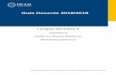 Guía Docente 2018/2019...Universidad Católica San Antonio de Murcia - Tlf: (+34) 968 27 88 00 info@ucam.edu -  Profesor Facultad Guía Docente 2018/2019