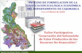 11 y 12 Marzo de 2010 - Gobierno Regional Cajamarcazeeot.regioncajamarca.gob.pe/sites/default/files/... · Ing. JoséLuis Quispe Vilchez–Consultor En este Taller tipo Plenaria se