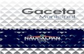 Gaceta - Naucalpan€¦ · Gaceta Año 2 / No. 48/ 27 de noviembre de 2017 Órgano oficial. Presentación El Honorable Ayuntamiento Constitucional del Municipio de Naucalpan de Juárez,