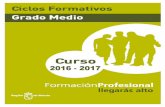 FORMACIÓN PROFESIONAL 2016 / 2017 Ciclos …...FORMACIÓN PROFESIONAL 2016 / 2017 Ciclos Formativos de GRADO MEDIO Servicios en Restauración ( 2000 horas) Cartagena CIFP de Hostelería