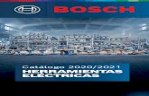 Catálogo 2020/2021 HERRAMIENTAS ELÉCTRICAS · 2 | Herramientas Eléctricas Bosch Herramientas Eléctricas Bosch | 3 ÍNDICE Aspiradora GAS 15 PS ..... 20