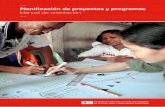 Planificación de proyectos y programas Manual de orientación · Photo de cubierta : Federación Internacional La Estrategia 2020 expresa la determinación colectiva de la Federación