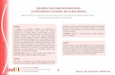 ESPAÑOL CON FINES DIPLOMÁTICOS: LA DIPLOMACIA … · El lenguaje y los medios utilizados por instituciones y ... material didáctico del Español con Fines Específicos: Español