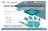 Cartel Los derechos humanos ok - CNDH · tos necesarios para el análisis de obligaciones del Estado, en materia de Derechos Humanos, para prevenir posibles violaciones. Dirigido