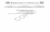 PERIODICO OFICIALpo.tamaulipas.gob.mx/wp-content/uploads/2018/10/cxxxiii... · 2018-10-19 · 20 de Junio del 2006 Reformado: Decreto No. LIX-1096 Periódico Oficial No. 156 27 de