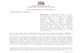 República Dominicana TRIBUNAL CONSTITUCIONAL EN NOMBRE DE … · Manuel Abreu Piña y compartes contra la Sentencia núm. 1473, dictada por la Primera Sala de la Cámara Civil y