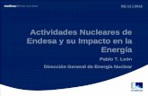 Actividades Nucleares de Endesa y su Impacto en la Energía · 2010-11-05 · ambiente y establecer las medidas de prevención y corrección mediante: regulación, inspección y coerción.