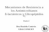 Mecanismos de Resistencia a Antibióticos Micro I Clas… · 1990 Enterococcus spp. multiresistente es declarado patógeno emergente por el CDC 1993 2002 EVR aislado en pacientes