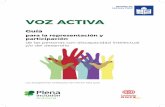 para la representación y participación...Versión en Lectura Fácil VOZ ACTIVA Guía para la representación y participación de las personas on c discapacidad intelectual y/o del