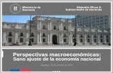 Perspectivas macroeconómicas: Sano ajuste de la economía ... · CHL Mex ARG PER. Actividad económica mensual (% var. anual) 8 Panorama Económico General Los países exportadores