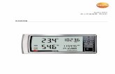 testo 622 卓上式温湿度・気圧計...6 3. 仕様 3.2 出荷時の製品構成 3.3 テクニカル・データ testo 622 は下記の製品構成で出荷されます。• testo