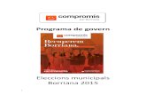 Eleccions municipals Borriana 2015 participaciأ“ ciutadana [pأ gina 4] serveis socials, igualtat, immigraciأ“,