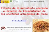 Estudio de la microbiota asociada al proceso de ... RM2004-00015.pdf · verdes (- - - -), color cambiante (∆), negras ( ) aceitunas industria ( ). • Panel sensorial: aceitunas