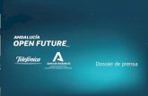 Dossier de prensa - Andalucía Open Future · El Programa de Crowdworking de Andalucía Open Future ofrece alojamiento gratuito para aquellas startups de base tecnológica que se
