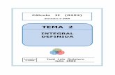 TEMA 2 II (Tema 2).pdf · El calcular integrales constituye un proceso extraordinariamente importante en Cálculo. Se comienza en este capítulo introduciendo la noción de integral