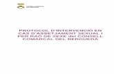 PROTOCOL D’INTERVENCIÓ EN CAS D’ASSETJAMENT SEXUAL I PER RAÓ DE SEXE · 2020-04-20 · 2 Elements del protocol del Consell Comarcal del Berguedà 1. La Declaració Institucional