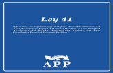 Ley 41 - app.gob.pa · GACETA OFICIAL LEY No. 41 De 20 de julio de 2004 Que crea un régimen especial para el establecimiento y ... debidamente inscritas en el Registro Público en