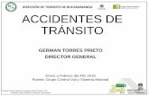 Presentación de PowerPoint - ::: DIRECCION DE TRANSITO DE ... · Las horas de mayor accidentalidad con Victimas en Bucaramanga fue entre las 18 p.m. y las 21 p.m. y de 01 a.m. a