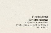 Programa Institucional - Seguro Popular Chiapasseguropopularchiapas.gob.mx/...Institucional_REPSS... · El presente Programa Institucional del Régimen Estatal de Protección Social