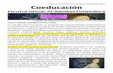 Coeducación en EOI de Fuengirola. Septiembre 2017 Coeducación · 2018-02-10 · blogs coeducativos del centro, explicaciones solicitadas, calendarios de fechas alternativas, folleto,