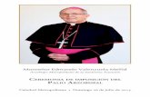 Monseñor Edmundo Valenzuela Mellid - Arzobispado de la ...arzobispado.org.py/wp-content/uploads/2014/06/Palio-Arzobispal.pdfEl viernes 07 de noviembre de 2014, tomó posesión de